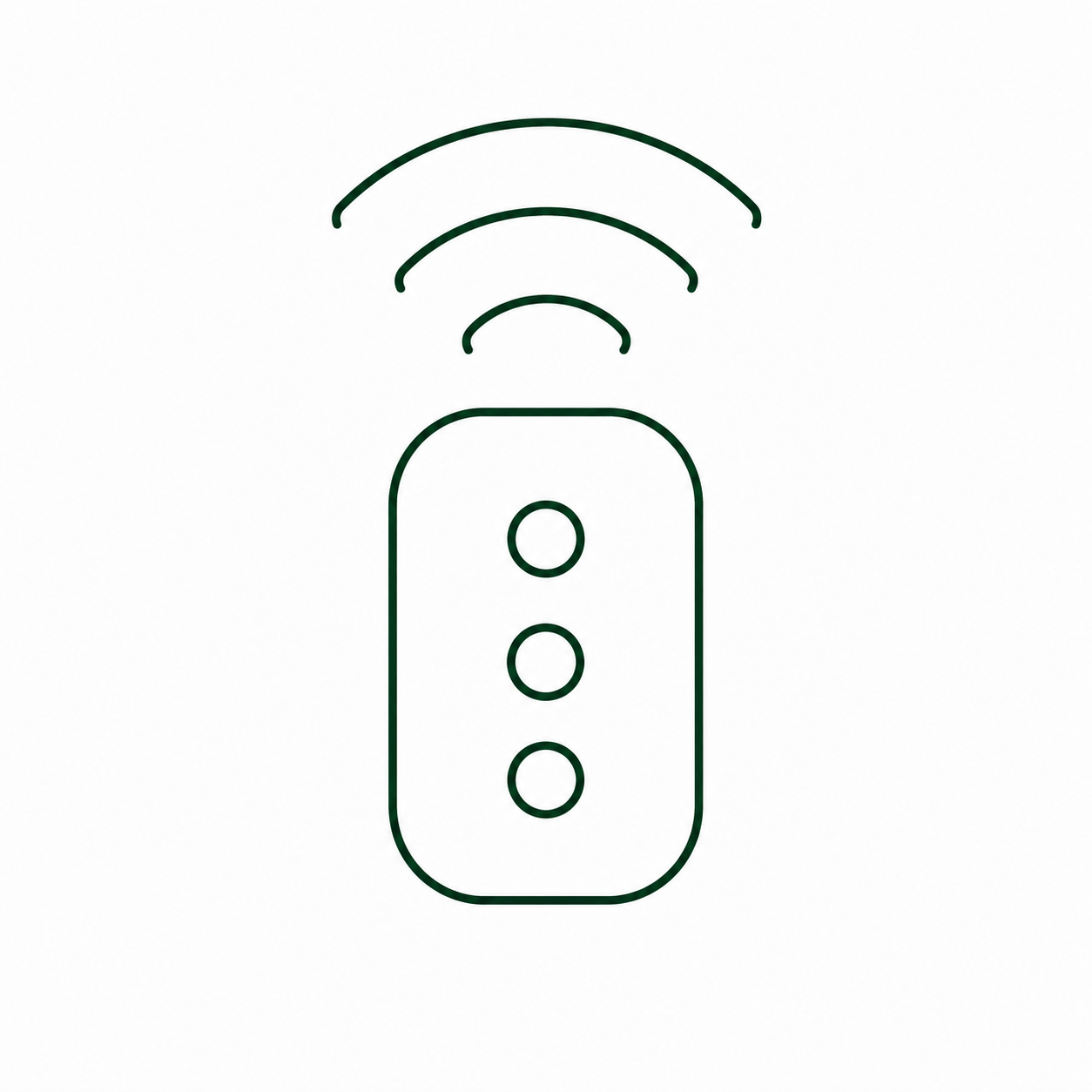 Wireless holiday lighting timer and control illustration